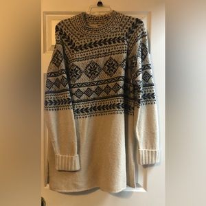 Warm sweater, has some sparkly threads, never worn